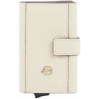 Чехол для кредитных карт PIQUADRO CIRCLE PP5649W92R/BECU бежевый/кофейный натуральная кожа