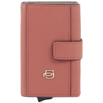 Чехол для кредитных карт PIQUADRO CIRCLE PP5649W92R/ARTM терракотовый/кофейный натуральная кожа