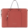 Деловая сумка женская PIQUADRO CIRCLE с отделением для ноутбука 15.6" терракотовая/кофейная натур.кожа CA4021W92/ARTM