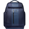 Рюкзак мужской PIQUADRO BRIEF2 синий ткань/натуральная кожа CA5477BR2/BLU