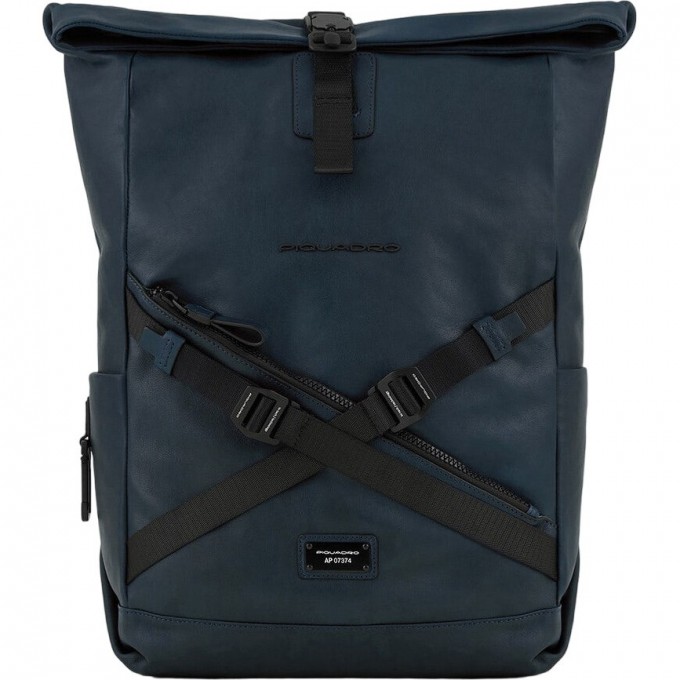 Рюкзак PIQUADRO HARPER CA5677AP/BLU синий кожа CA5677AP-BLU