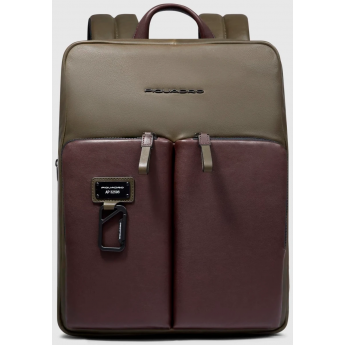 Рюкзак PIQUADRO HARPER CA6311AP/VETM коричневый/зеленый Рюкзак PIQUADRO HARPER CA6311AP/VETM коричневый/зеленый
