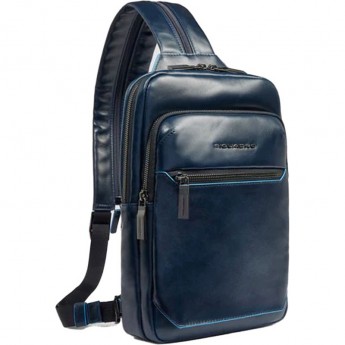 Рюкзак слинг мужской PIQUADRO BLUE SQUARE CA6589B2/BLU2 темно-синий Рюкзак слинг мужской PIQUADRO BLUE SQUARE CA6589B2/BLU2 темно-синий