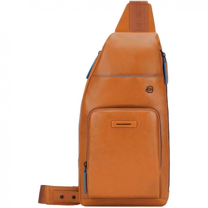 Рюкзак слинг PIQUADRO BLUE SQUARE REVAMP светло-коричневый CA5577B2V/SA
